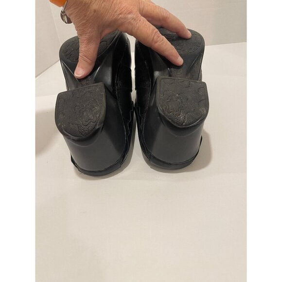 BARN SHOES Dansko Womens LeatherBarn Shoes‎  Slip-On Clogs , Buckle  Sz 41 Black - Picture 13 of 16